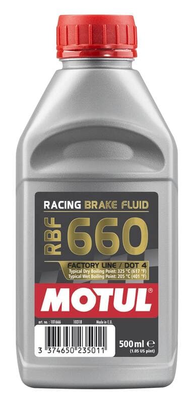 Motul Dot 4 Rbf 660 Racing Brake Fluid - 500ml
