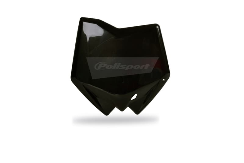 Polisport Front Number Plate Black Husqvarna
