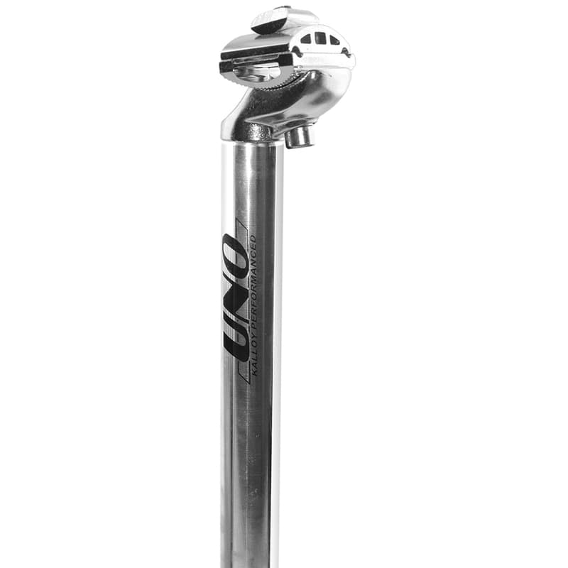 Kalloy Uno Uno Sp 341 Bicycle Seatpost - 350mm ø28.6 Silber