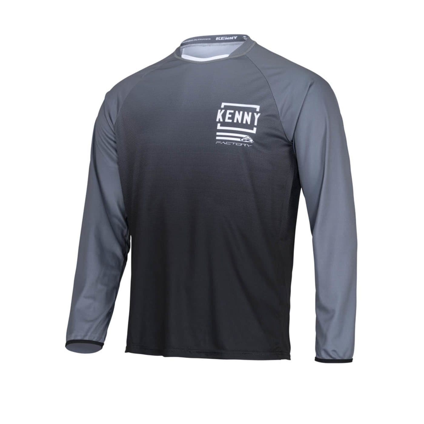 Kenny BMX Factory Shirt Grijs Zwart voor Volwassen