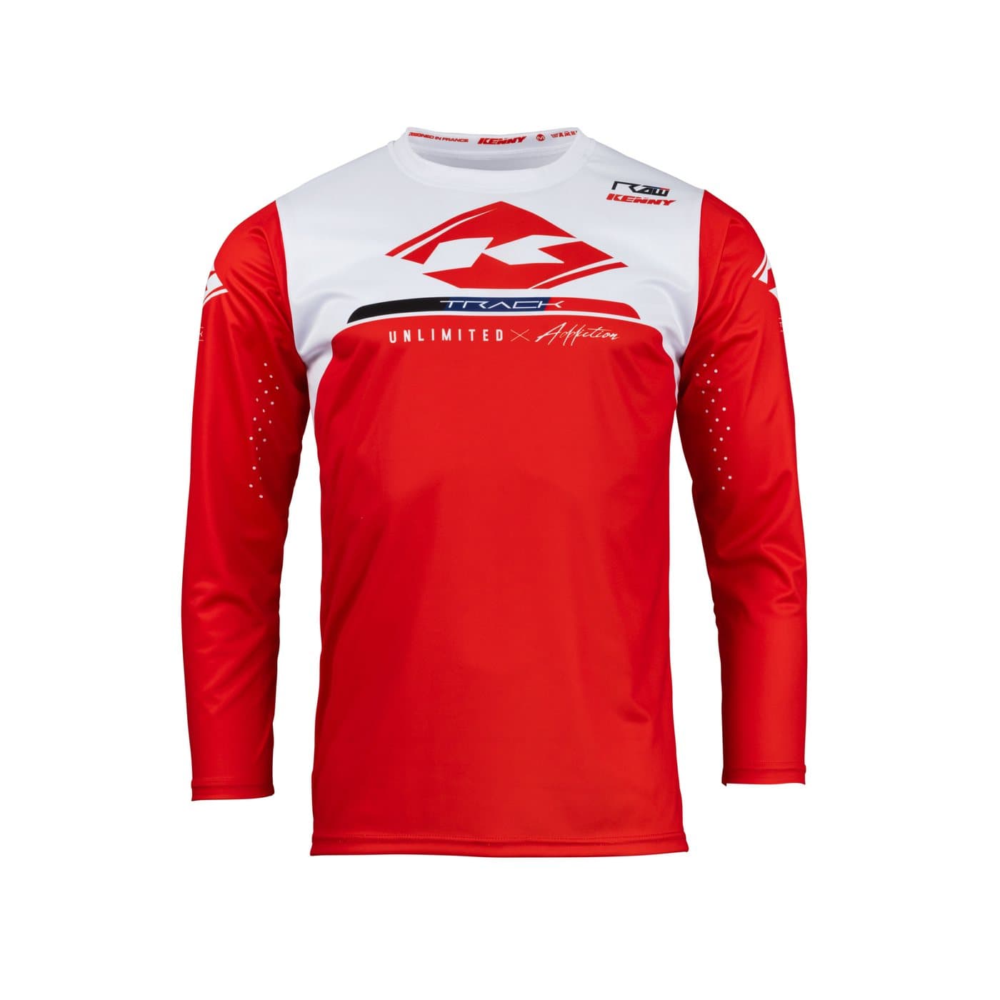 Kenny Track Raw Shirt voor Volwassen Rood