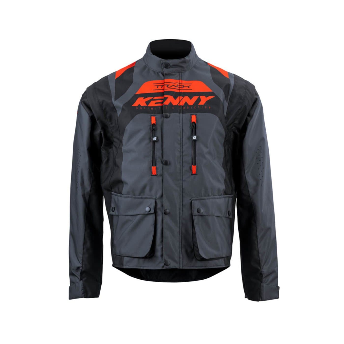 Kenny Track Jacket Zwart Oranje