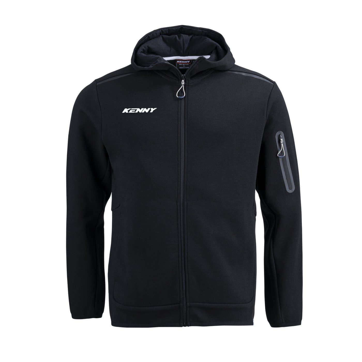 Kenny Core Hoody met Zip Zwart