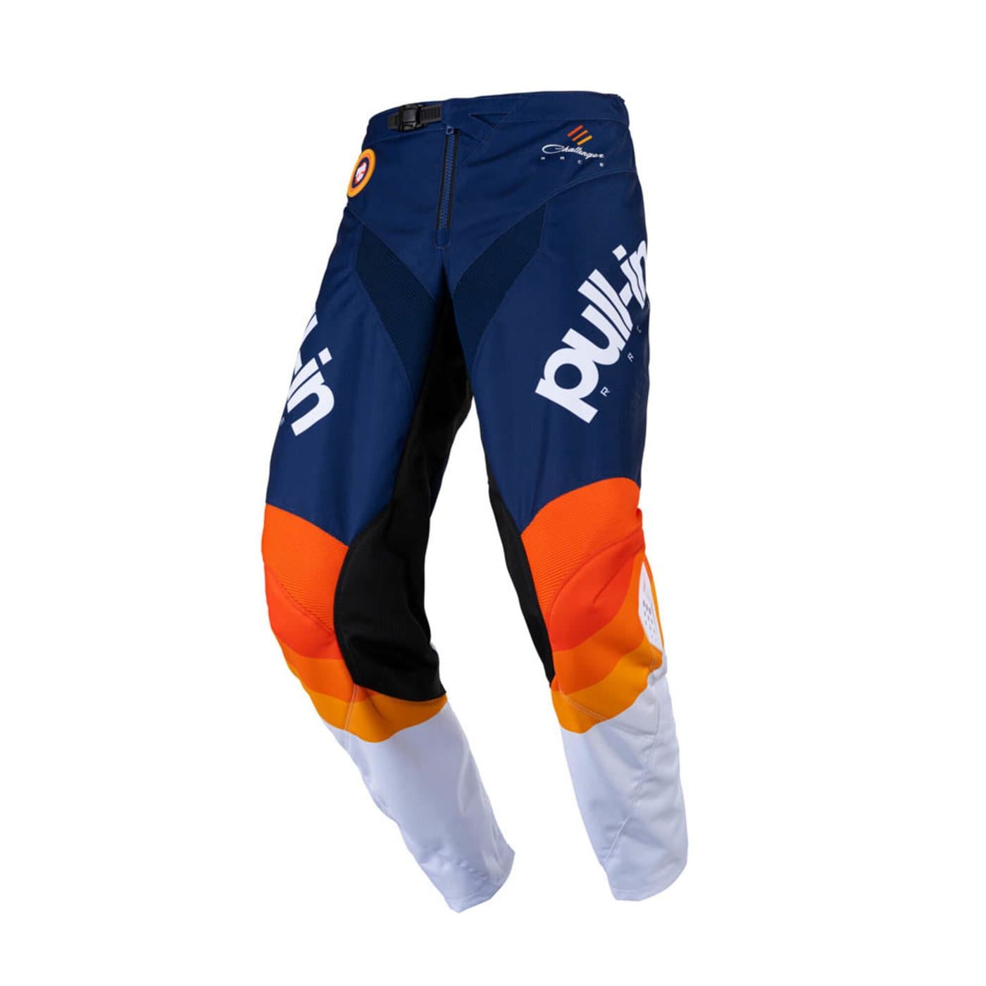 Pull In Race Broek voor Kid Oranje Marineblauw