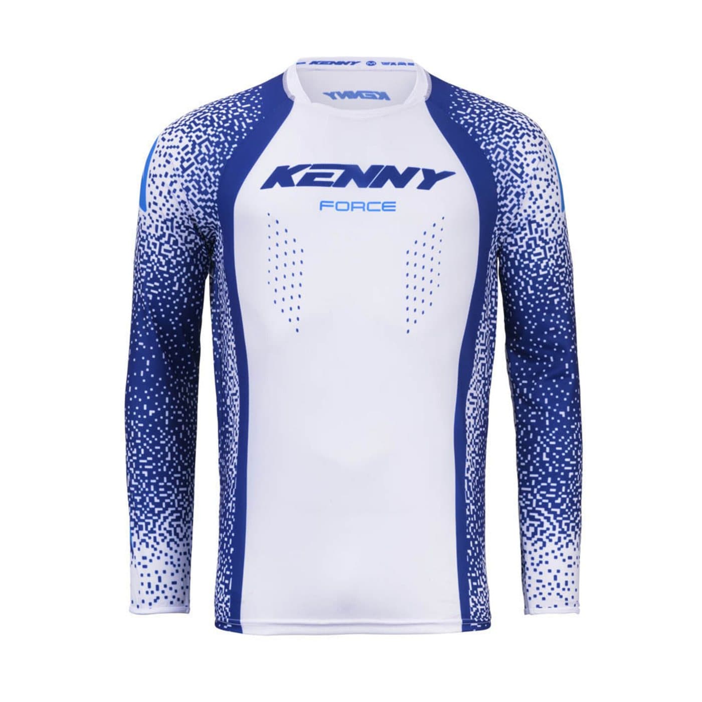 Kenny Force Pixel shirt Pixel Marineblauw Wit