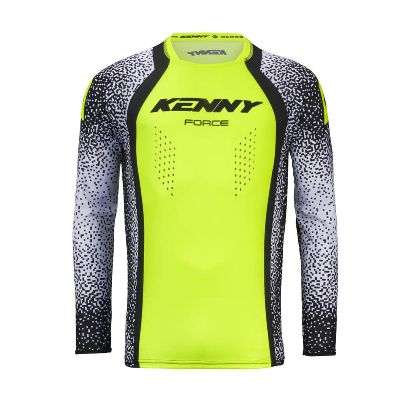 Kenny Force Pixel shirt Pixel Wit Neongeel