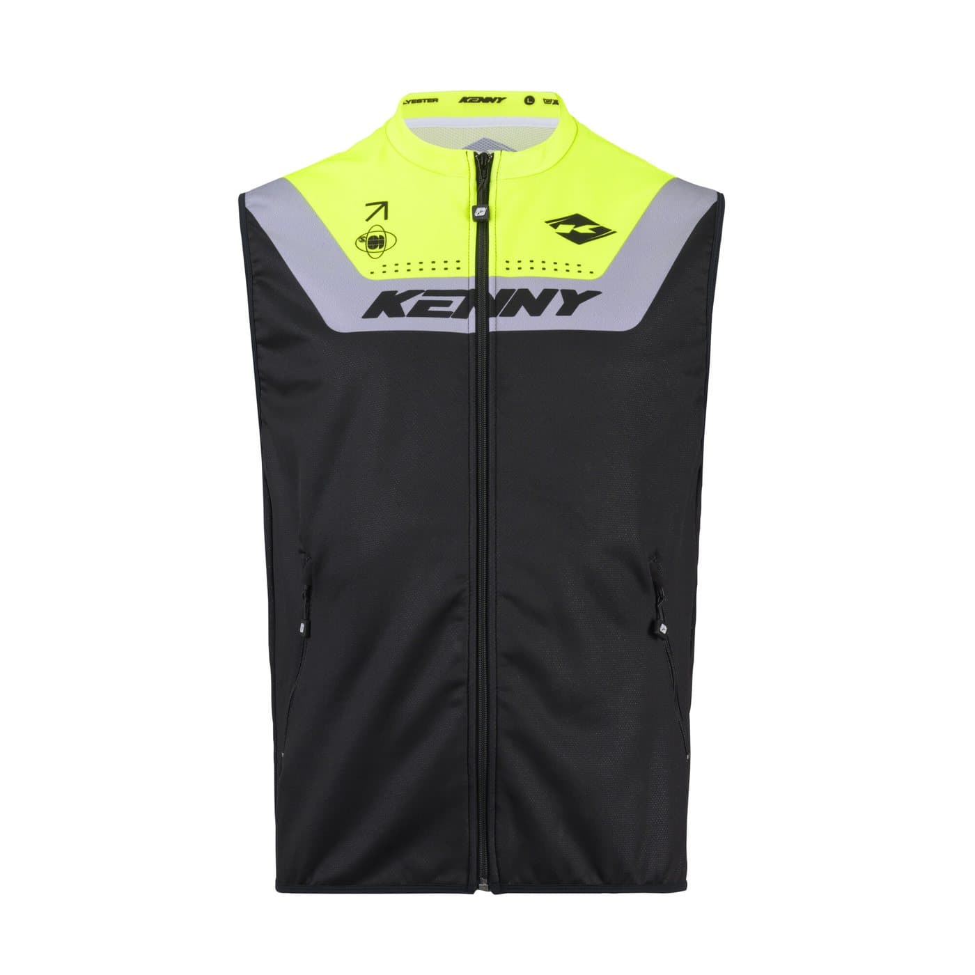 Kenny Summer Graphic Bodywarmer Neongeel