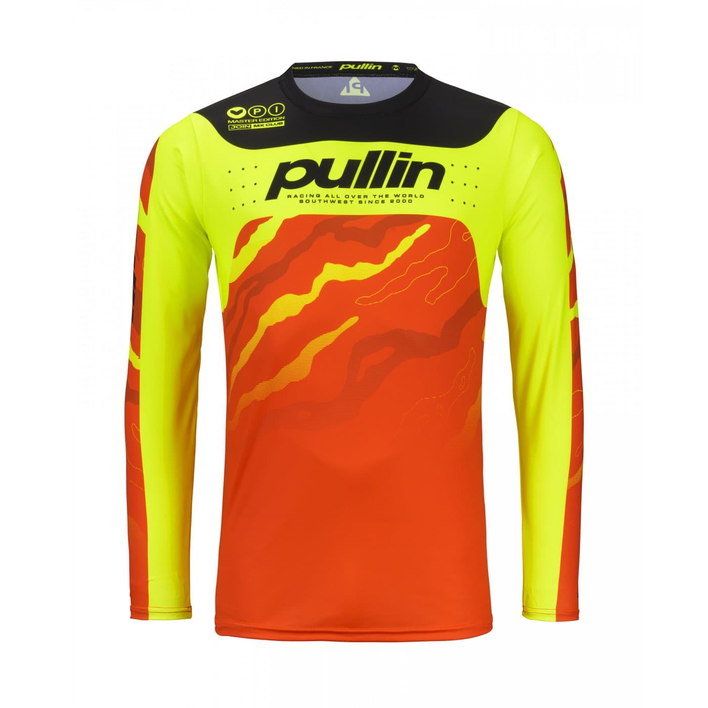 Pull In Master Race Shirt Camouflage Oranje Neon