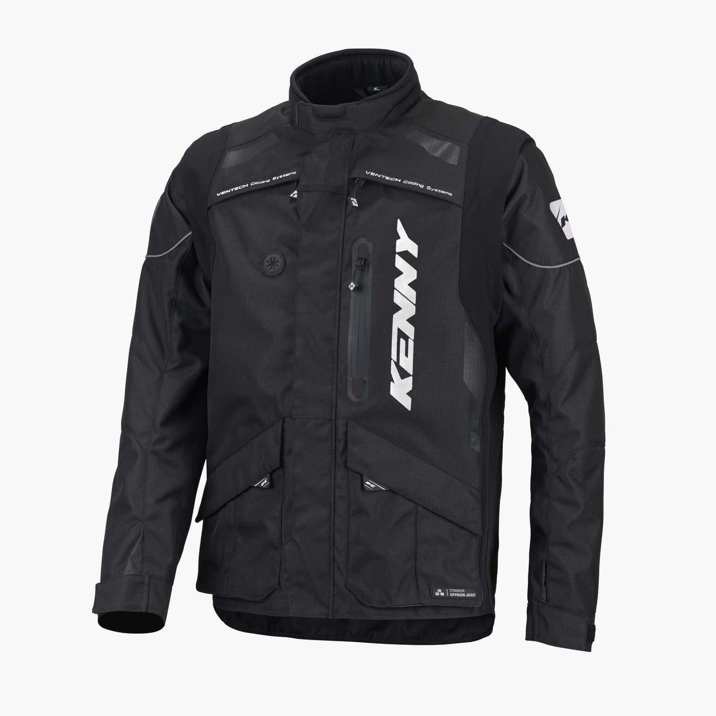 Kenny Titanium Jacket Zwart