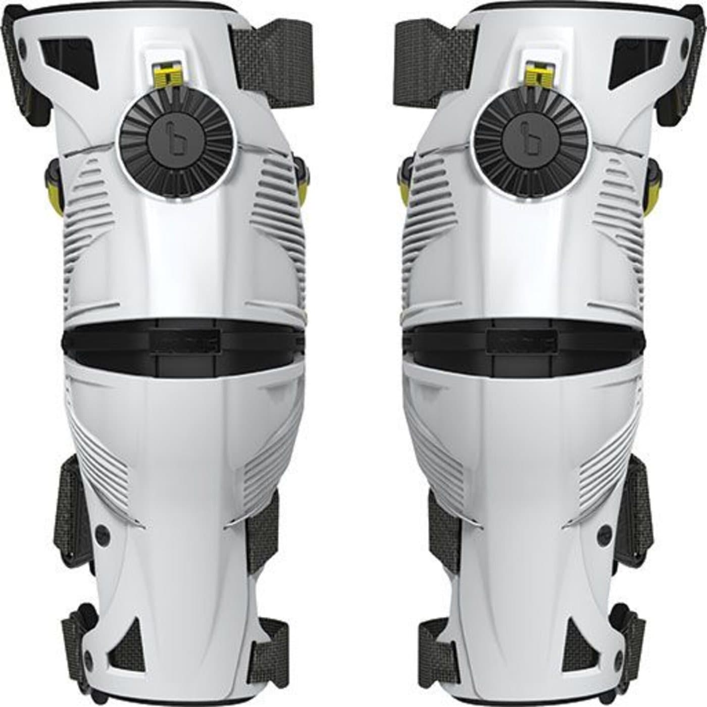 Mobius X8 Kneebraces (Paar) Wit/Acid Geel