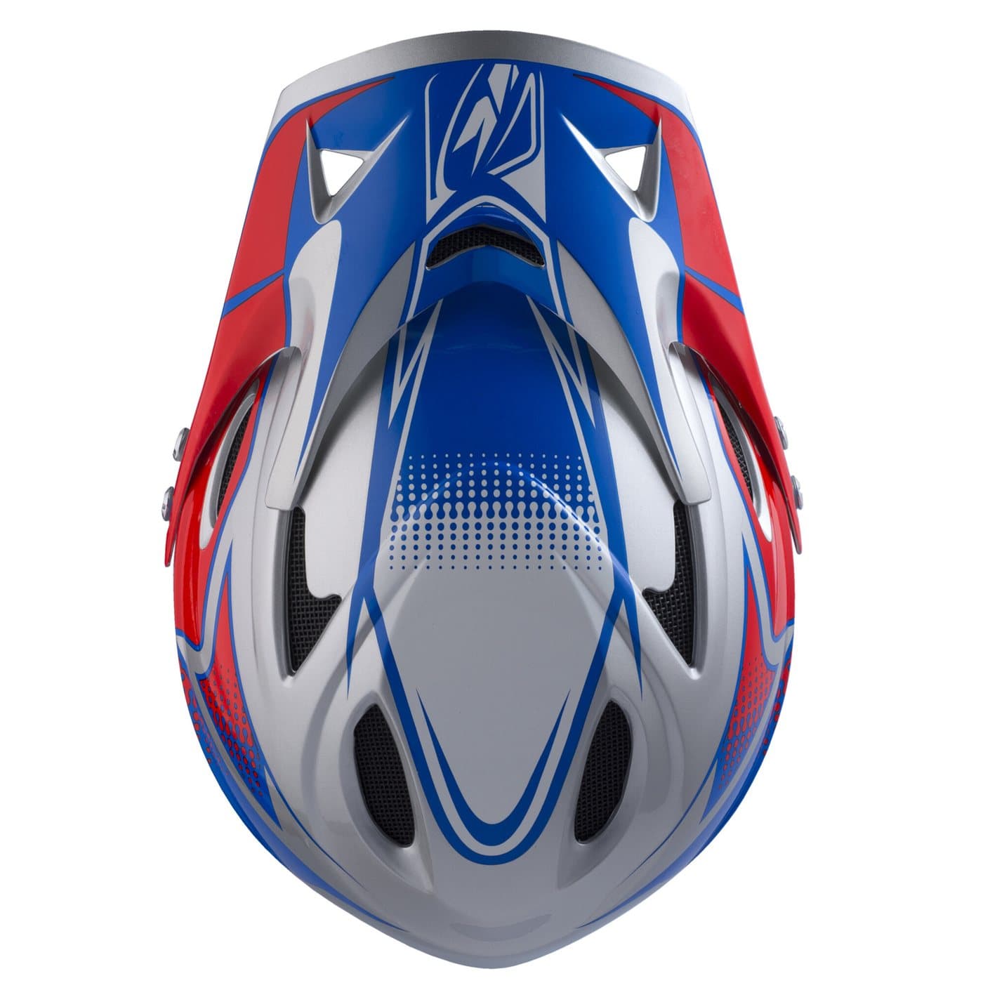 Kenny Down Hill Helmklep '17 Rood/Blauw/Grijs