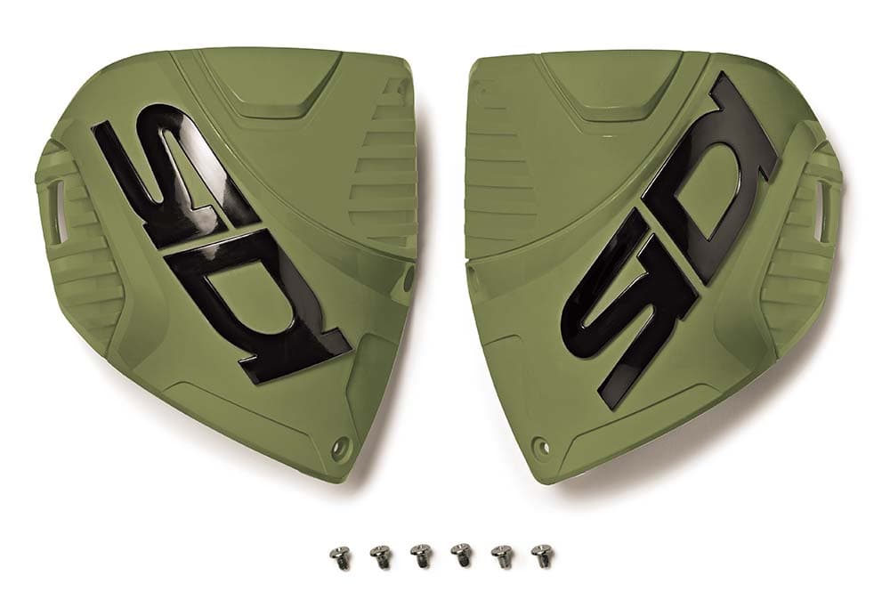 Sidi Cf3 Shin Plate (153) Army-Zwart