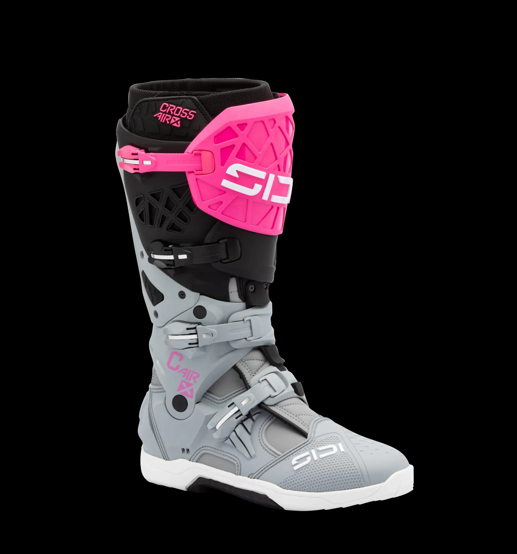 Grijs FLUO-Roze