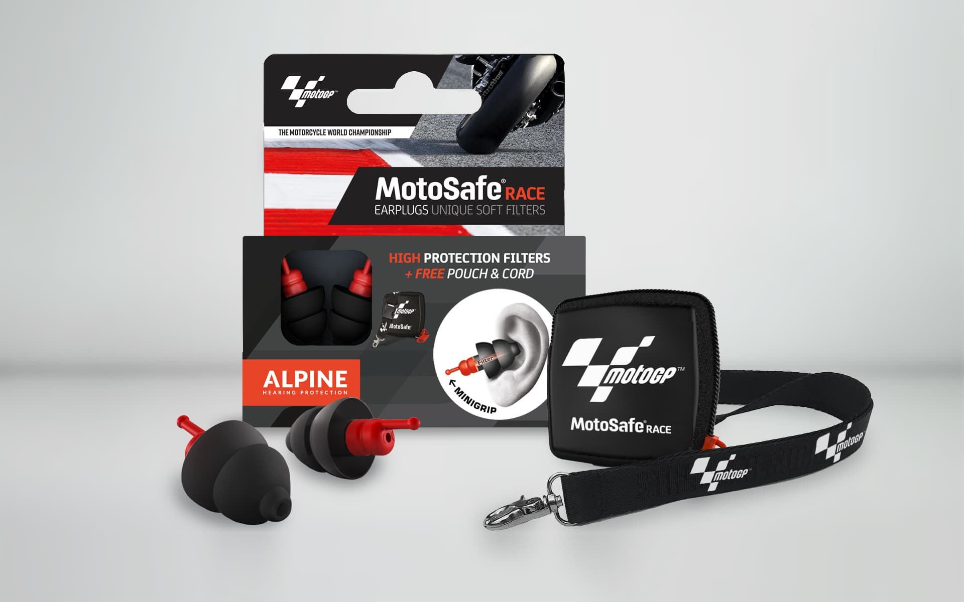 Alpine Motosafe Earplugs Motogp