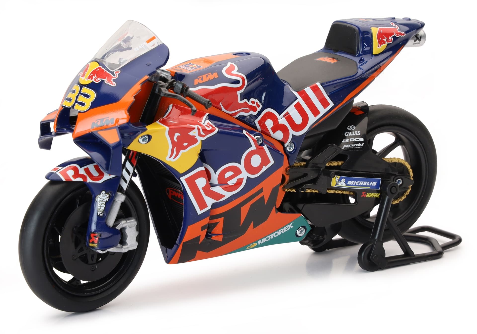 Miniatuur Ktm Rood Bull Motogp B. Binder (No 33) 1:12