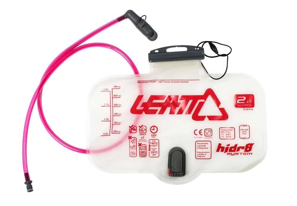 Leatt Bladder Flat Cleantech 2l Horizontal (70oz) With Tube And Bite Valve