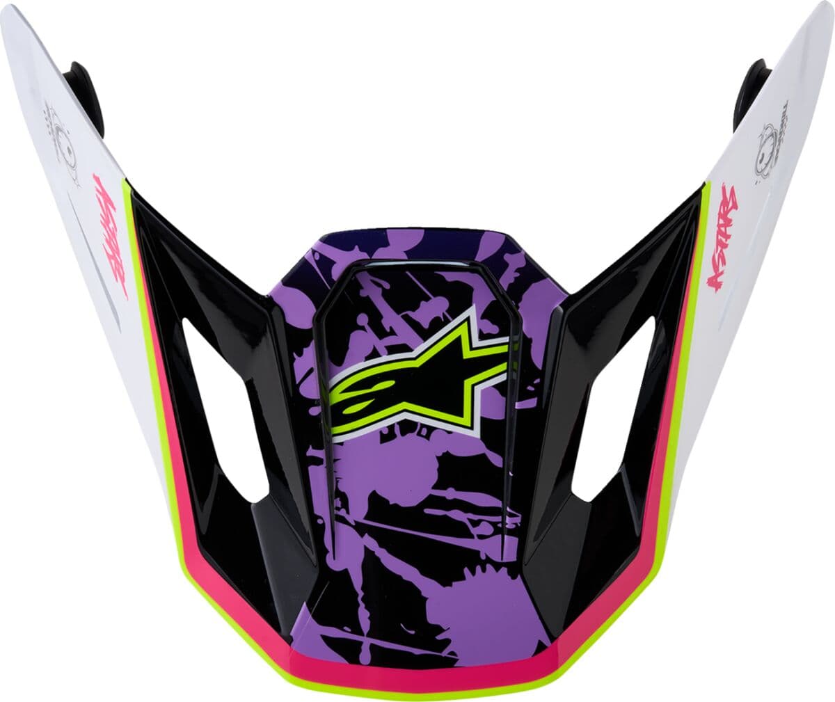 Alpinestars Visor S-M7 Blaster Pu/Pk/Weiß