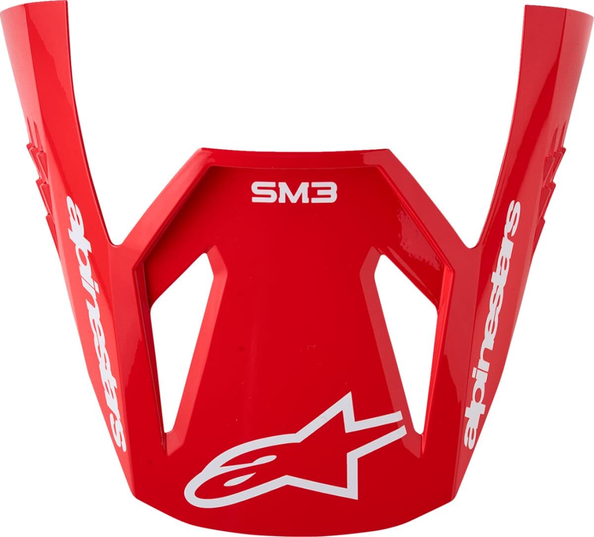 Alpinestars Visor S-M3 Radium Rot/Weiß