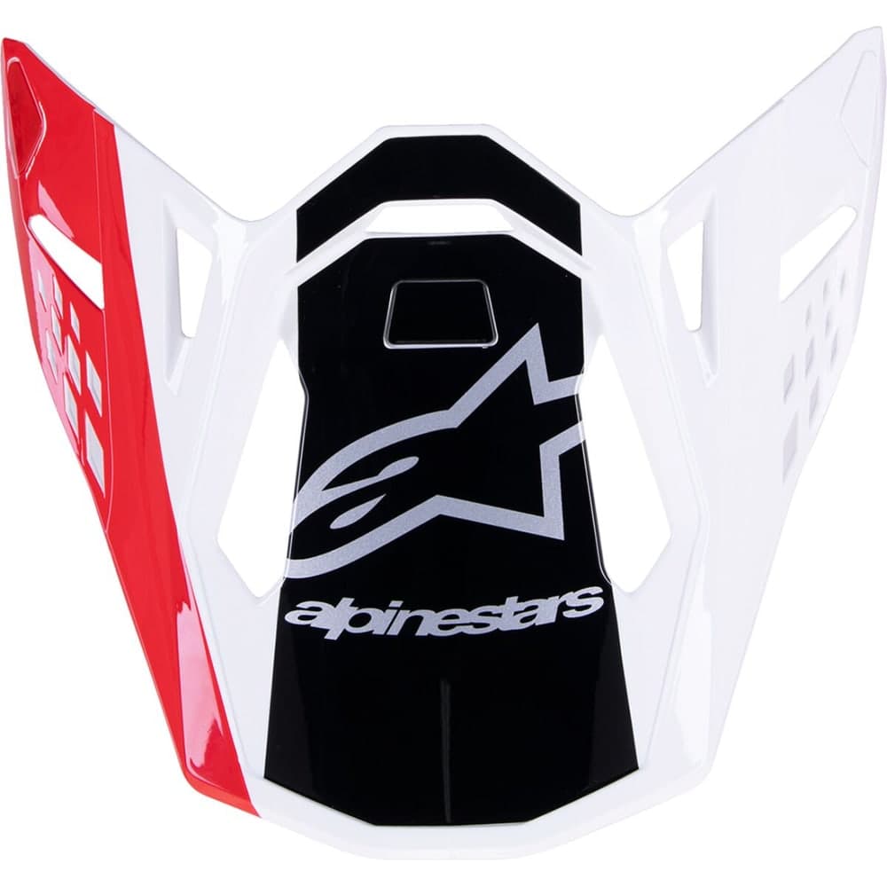 Alpinestars Visor Sm10 Unit Rot/Weiß
