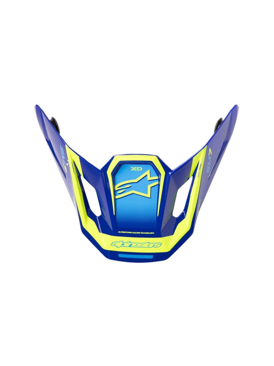 Alpinestars Helmklep Sm7 Deed Blauw/Geel
