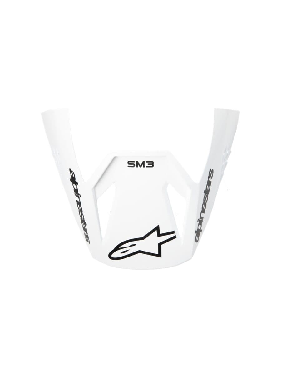 Alpinestars Helmklep Sm3 Wit-Gloss
