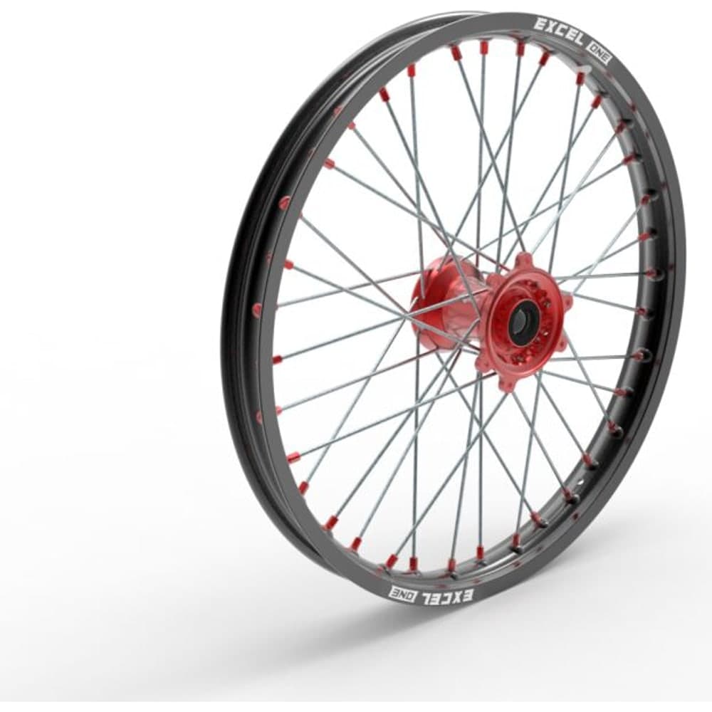 Schwarz| Rot Hub| Silber