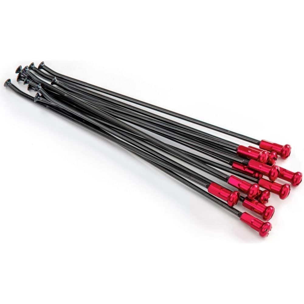 Kite Spokes 21fr Schwarz /Re Nip 12pc