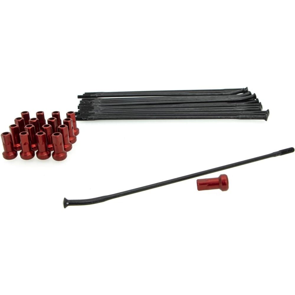 Kite Spoke Kit Fr 17 Zwart/Rood