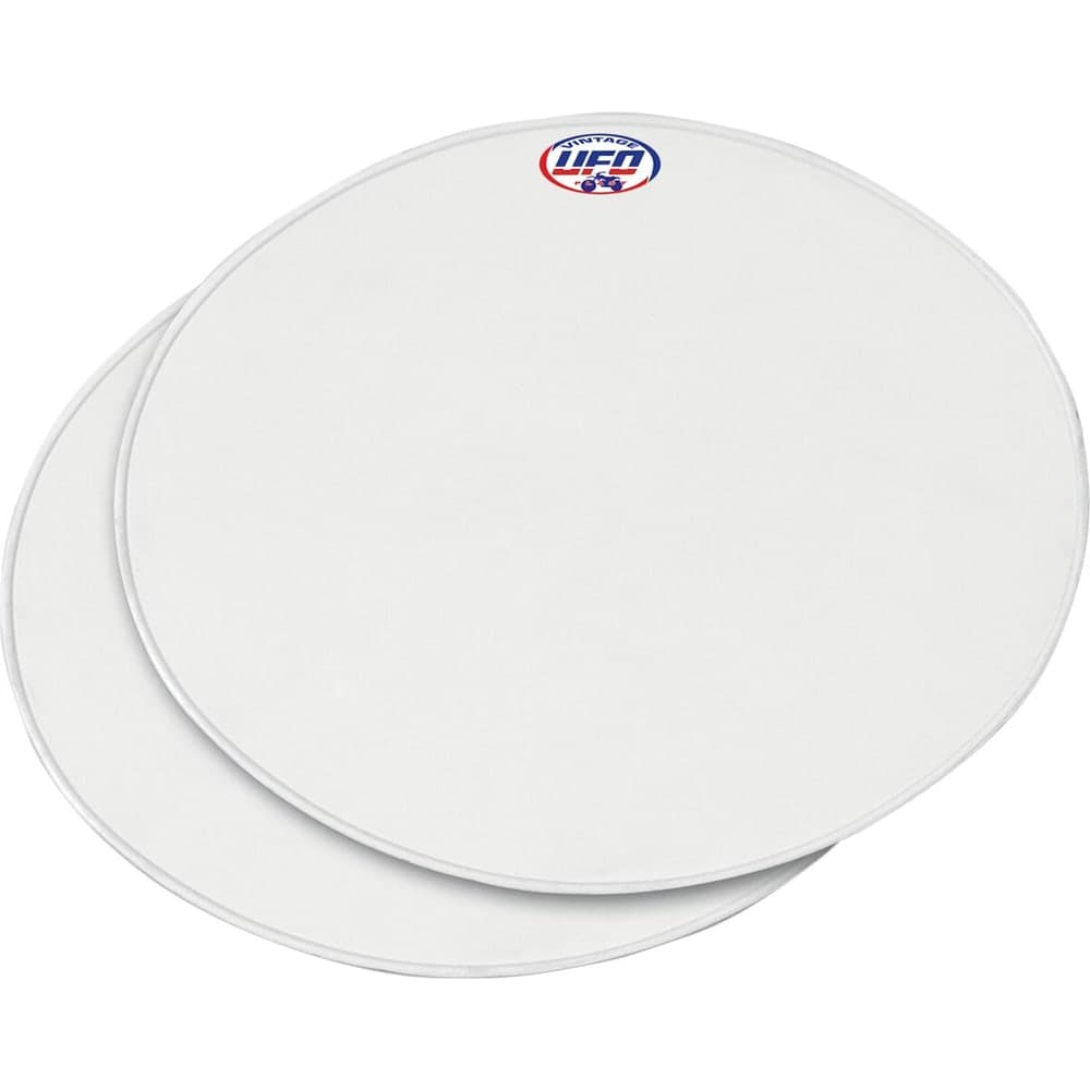 UFO Uni Oval Plate Wh 2pc