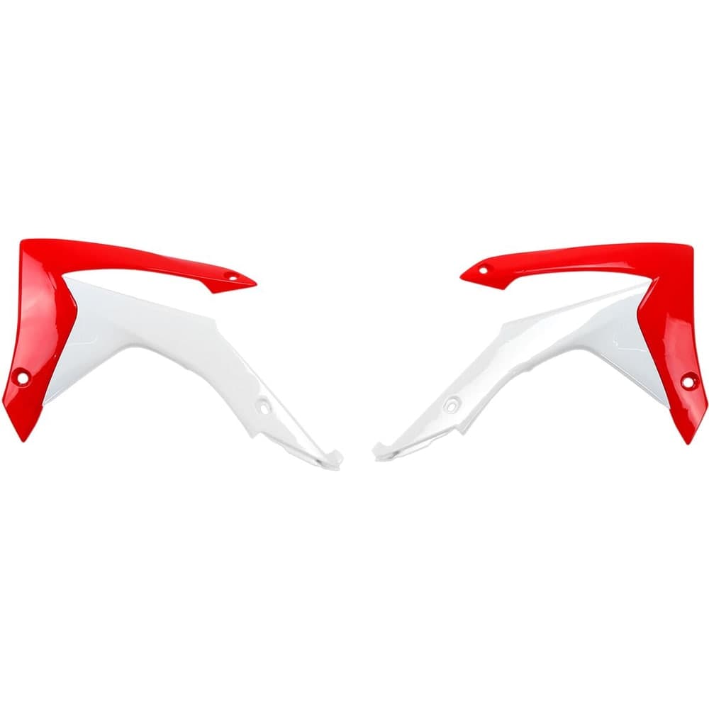 UFO Rad Cover Crf450 Oe Red/White