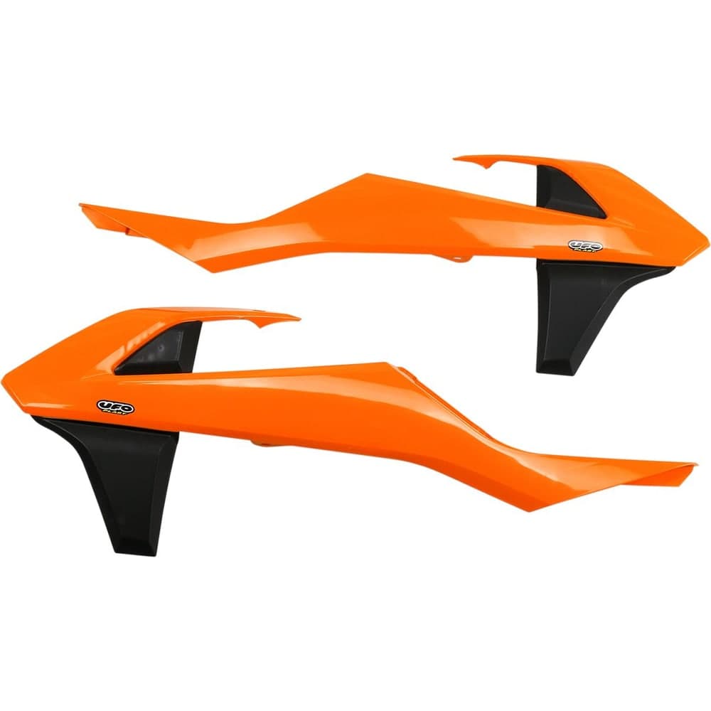 UFO Radiator Cover Ktm 16-18 Orange/Black
