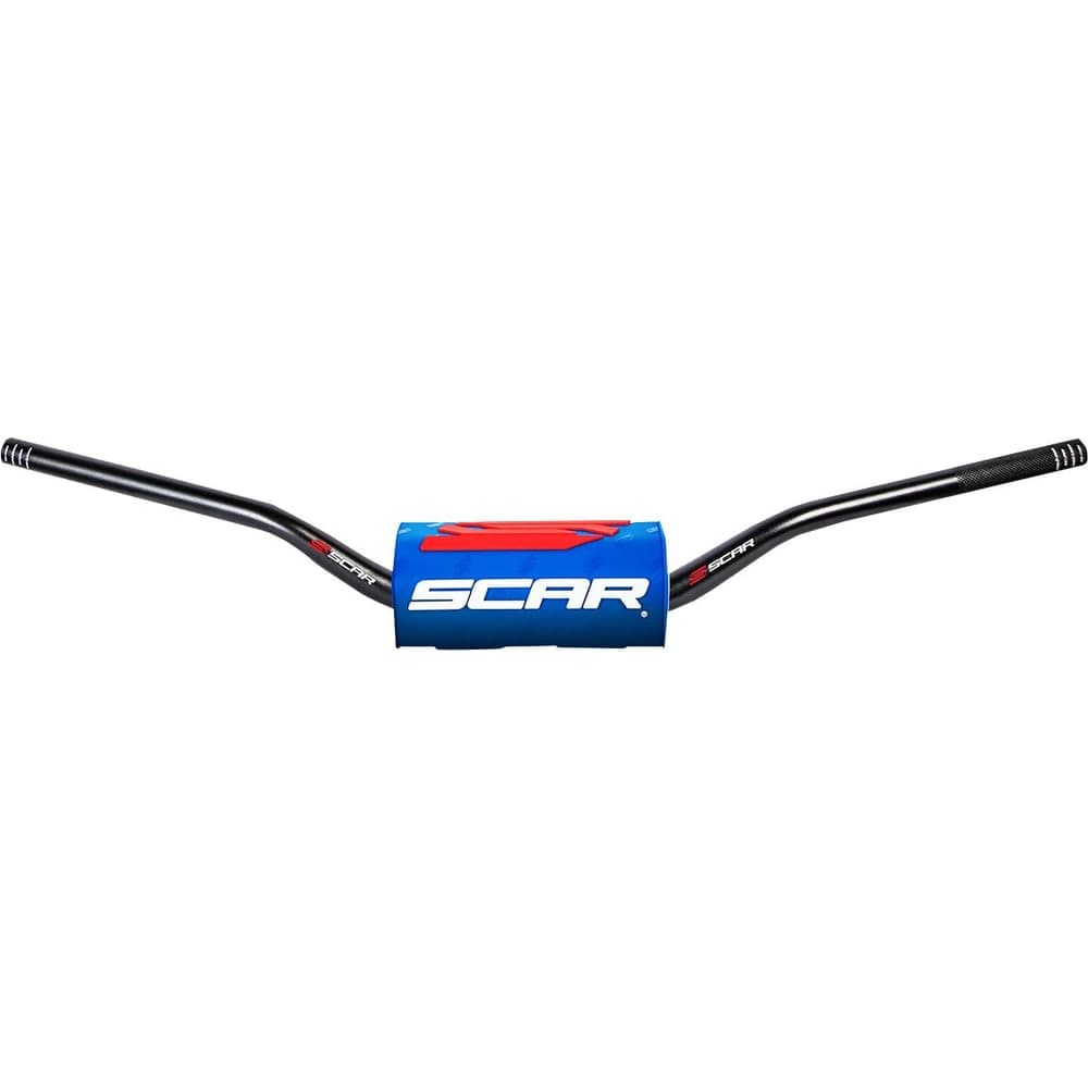 Scar Racing Stuur O2 Hi Zwart/Blauw Pad