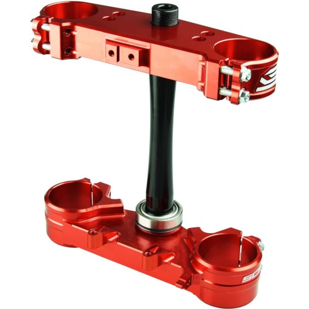 Scar Racing Triple Clamps Ggas 21-23 Rood