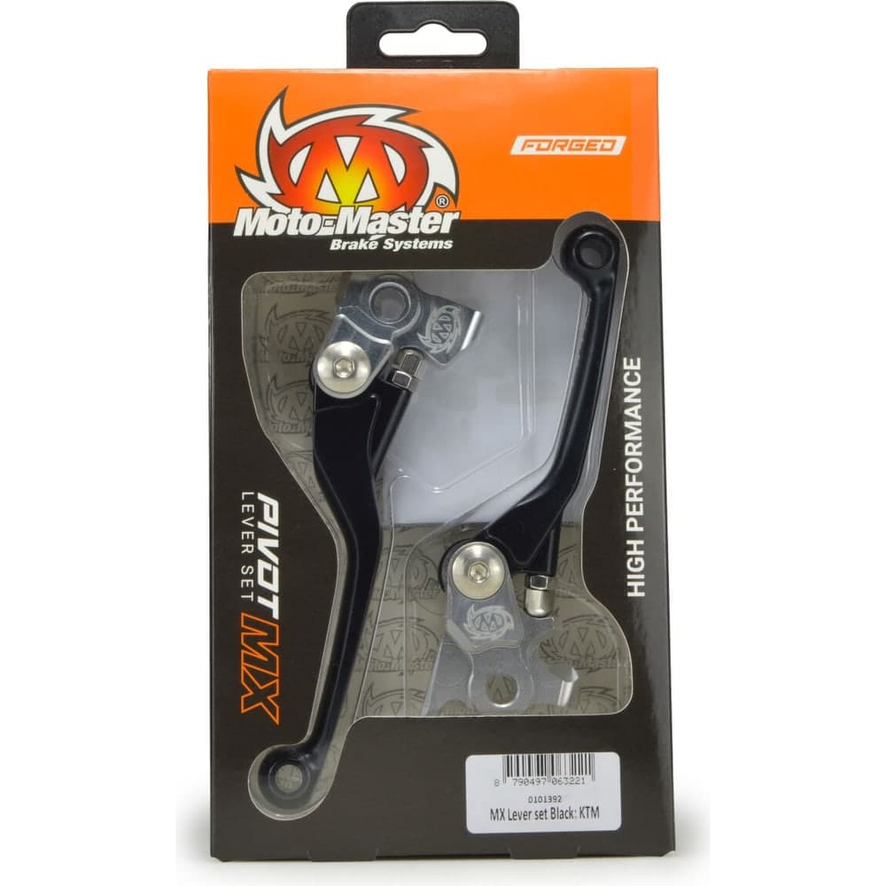 Moto-Master Pivot Lever Set Black