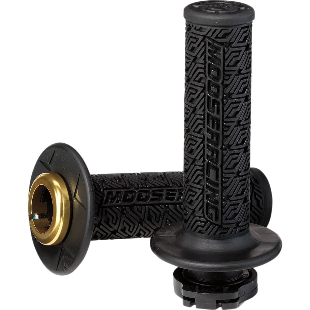 Moose Racing Grip Lock-On Moose Schwarz/Gd