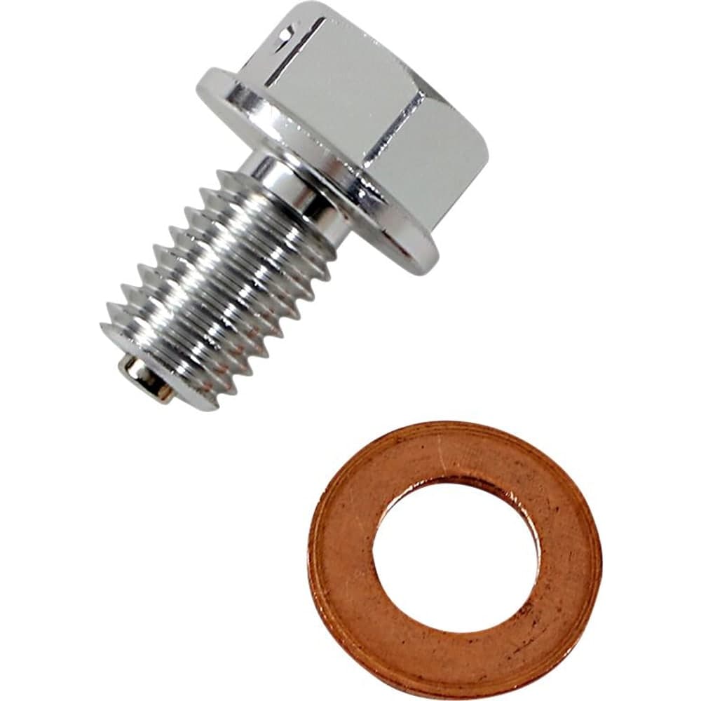 Moose Racing Drain Plug Magnetic Slvr