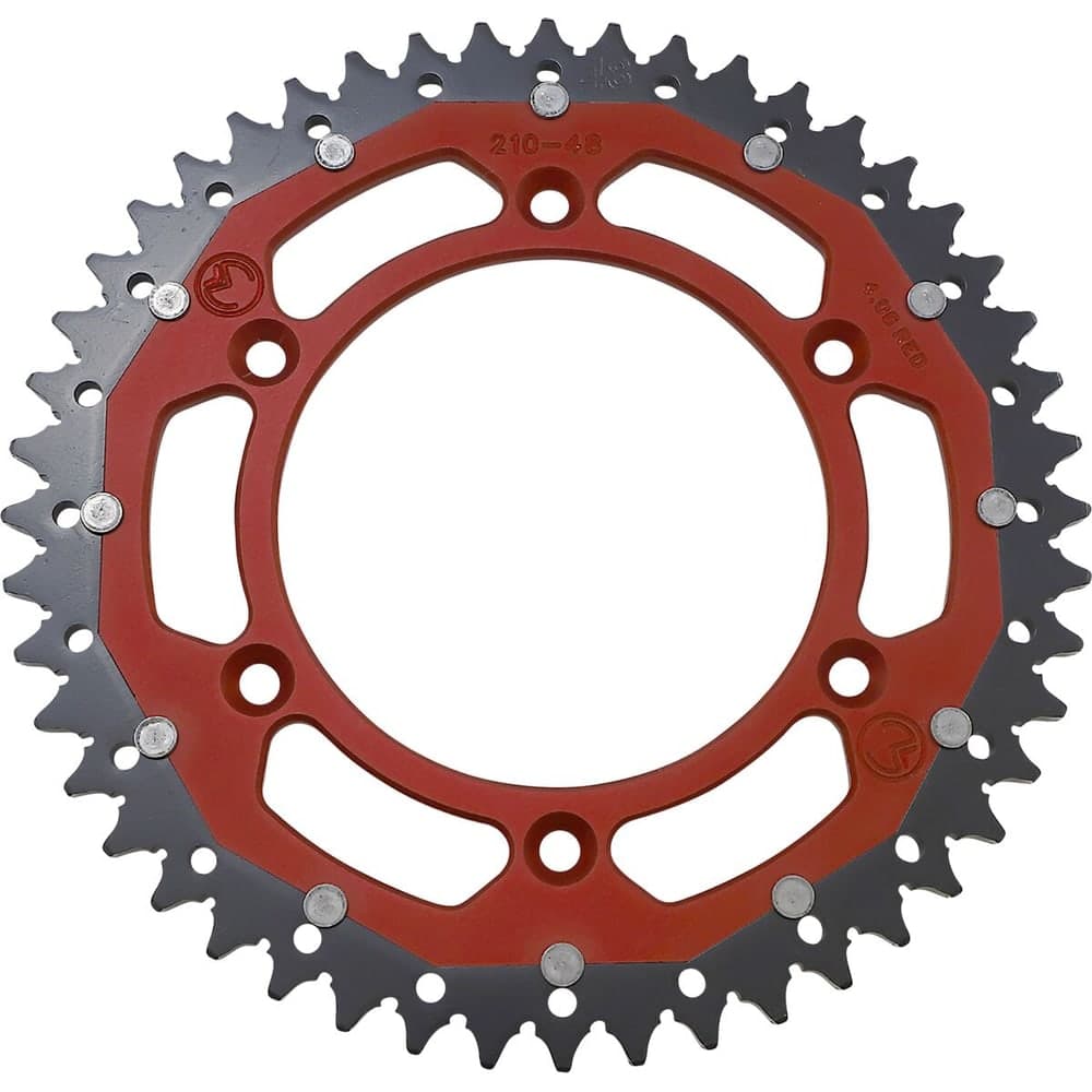 Moose Racing Tandwiel Dual Mse 48 Rood