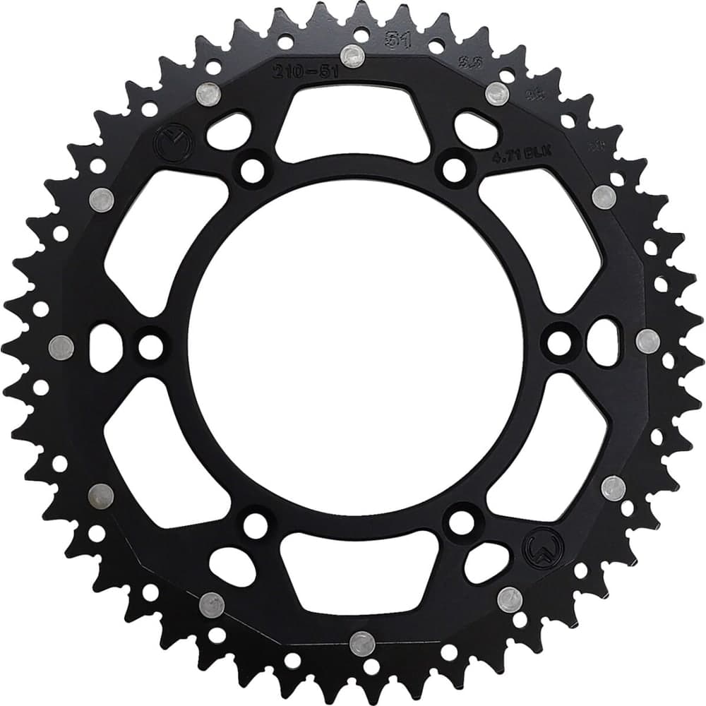 Moose Racing Tandwiel Dual Mse 51 Zwart