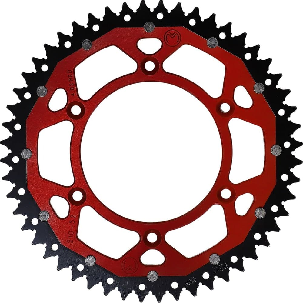 Moose Racing Tandwiel Dual Mse 52 Rood