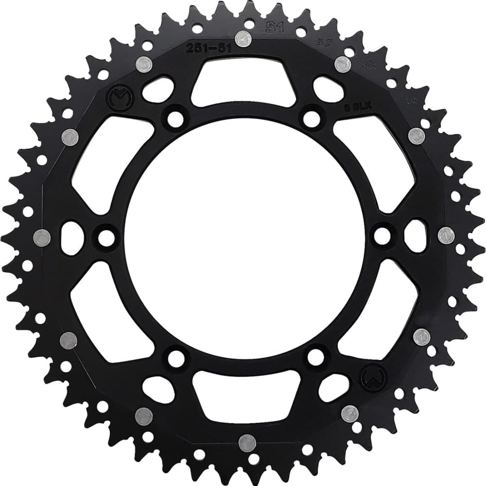 Moose Racing Tandwiel Dual Mse 51 Zwart