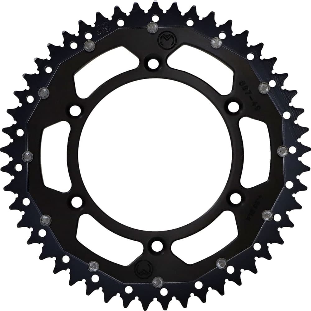 Moose Racing Tandwiel Dual Mse 49 Zwart