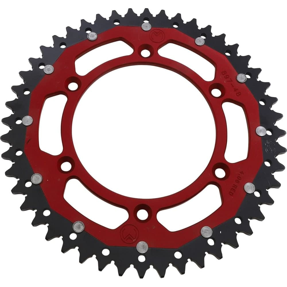Moose Racing Tandwiel Dual Mse 48 Rood
