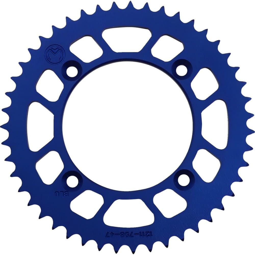 Moose Racing Sprocket Alu Mse Yamaha 47t Blau