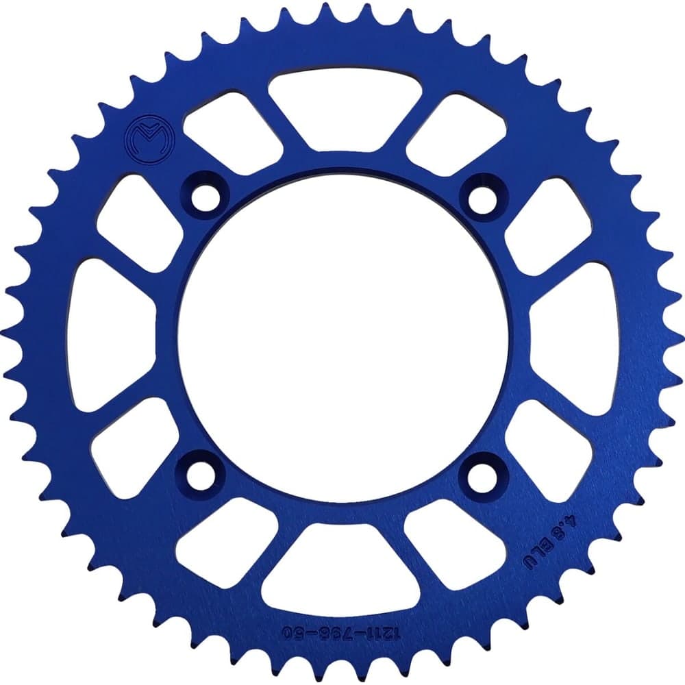 Moose Racing Sprocket Alu Mse Yamaha 50t Blau