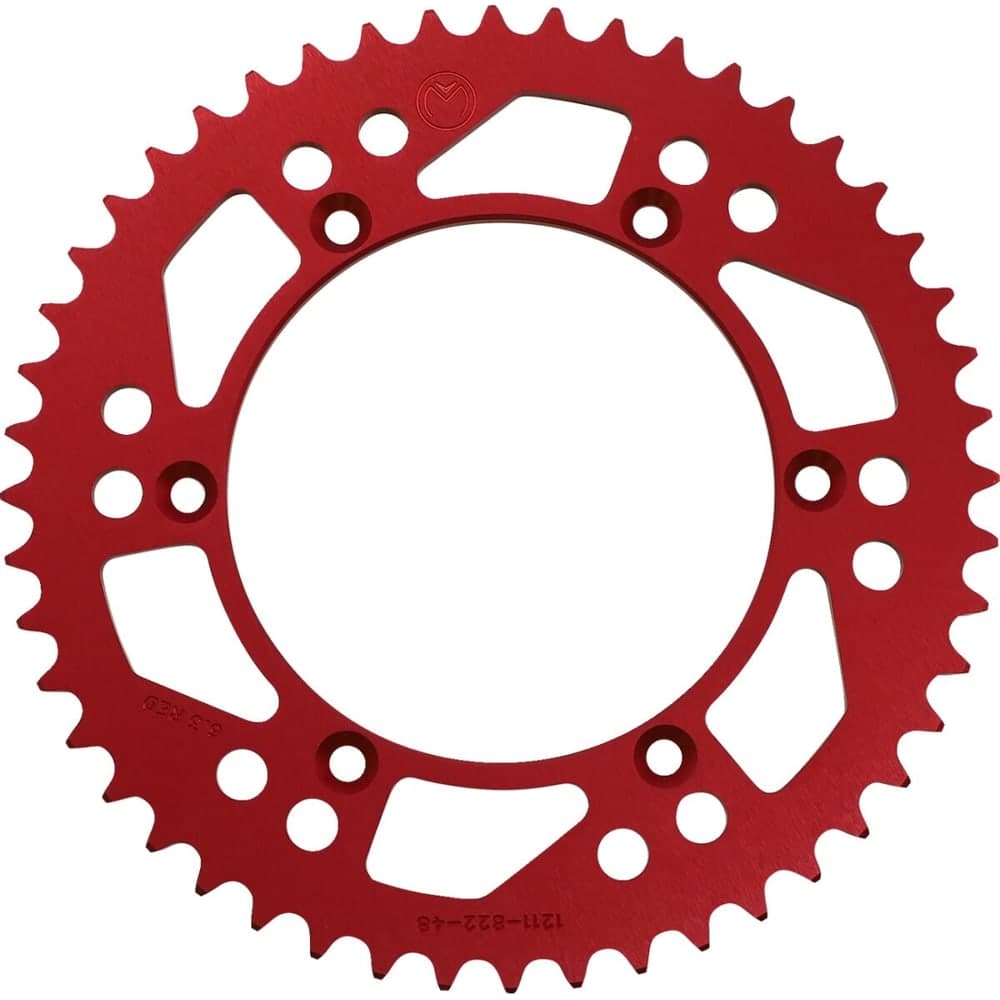 Moose Racing Sprocket Alu Mse Husqvarna 48t Rot