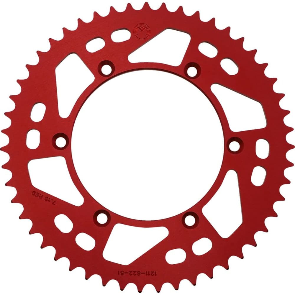 Moose Racing Sprocket Alu Mse Husqvarna 51t Rot