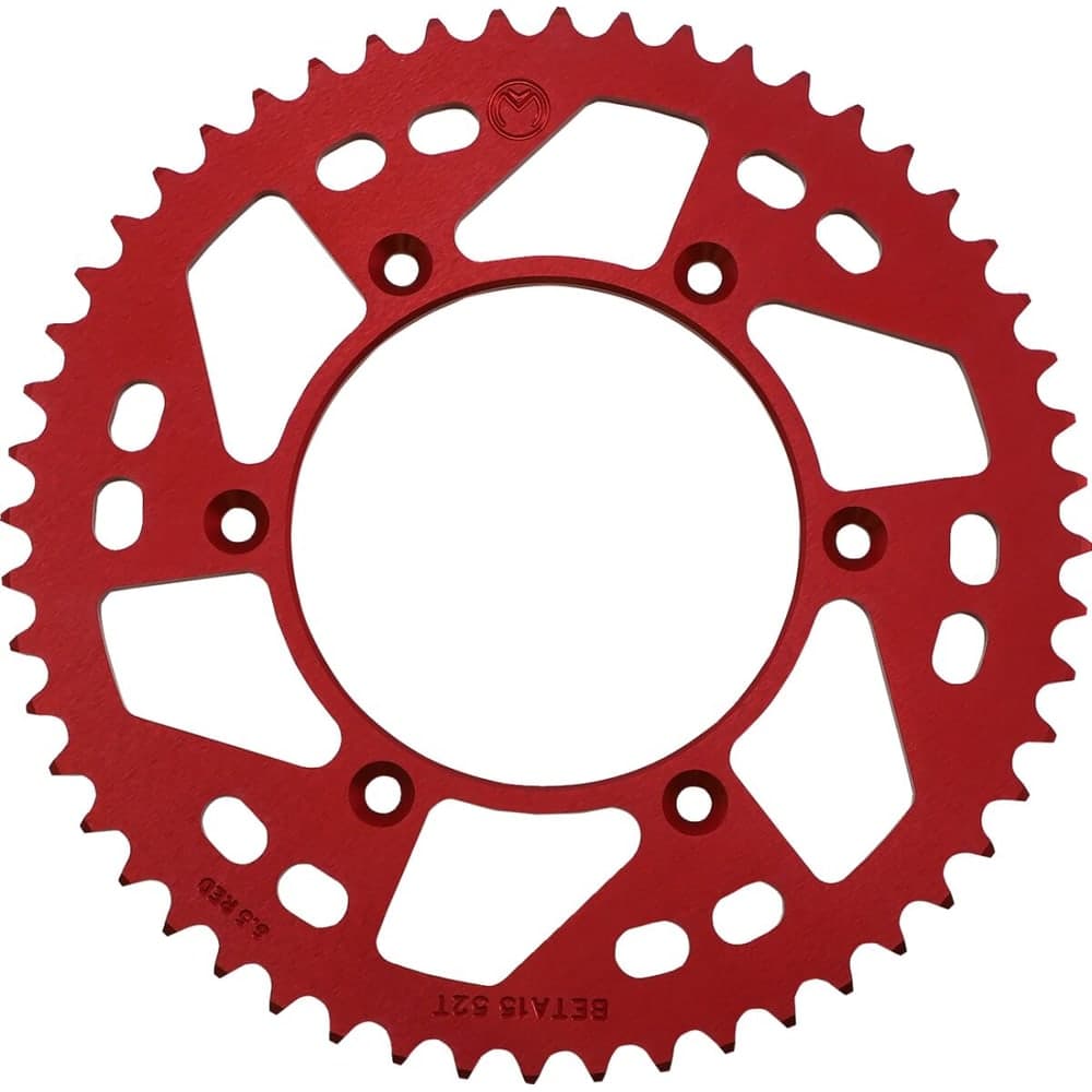 Moose Racing Tandwiel Aluminium Mse Beta 52t Rood