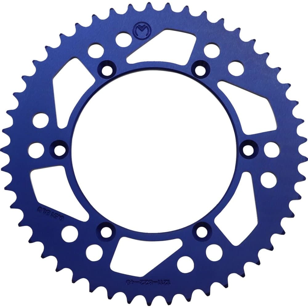 Moose Racing Tandwiel Aluminium Mse Husqvarna 49t Blauw