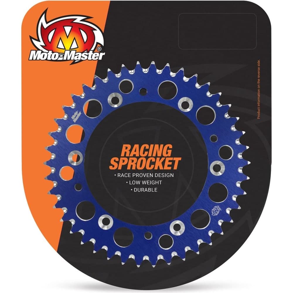 Moto-Master Sprocket Aluminium Blau 415