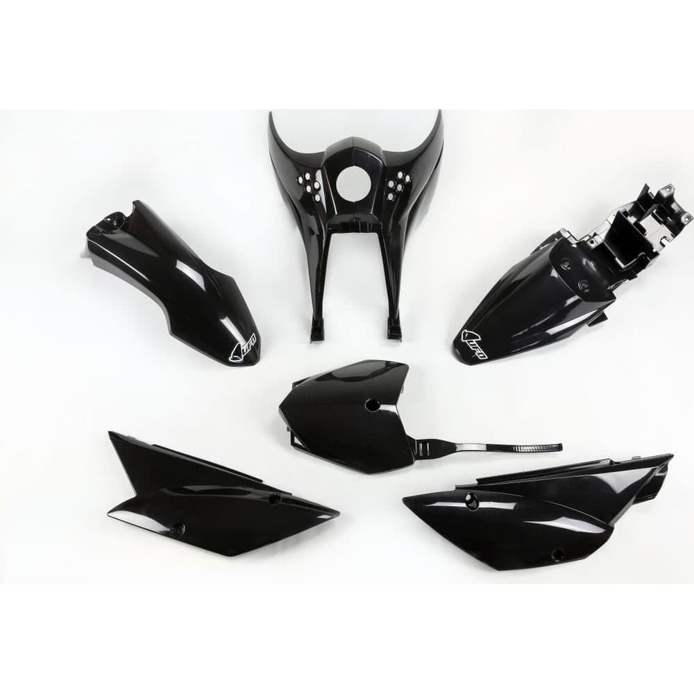 UFO Plasticset Klx110 10-17 Zwart